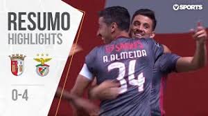Highlights Resumo Sc Braga 0 4 Benfica Liga 19 20 4 Youtube