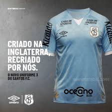 Tercera Camiseta Umbro Del Santos 2020 2021