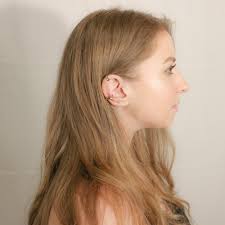 14K Gold Filled Ear Cuff Earring for Non-pierced Ears. Fake Conch Piercing. 