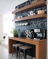 Top 60 Best Coffee Bar Ideas Cool Personal Java Cafe Designs Coffee Bar Design Coffee Bar Home Kitchen Bar Table