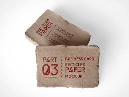 Networking doesn't have to be wasteful. Business Card Frayed Edges Above Shot Psd Mockup Psd Mockups