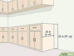 Average dimensions of wall kitchen cabinets moving from the ground on up we reach the wall kitchen cabinets. 3 Simple Ways To Design Kitchen Cabinets Wikihow