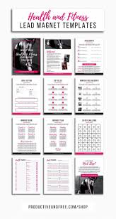 Health And Fitness Lead Magnet Template En 2020 Patentes Ejercicios Sensible