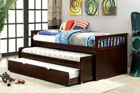 A queen bedroom set in white creates a bright, clean aesthetic. Cm1610 Tr452 Exp Darby Home Co Bermuda Dark Walnut Finish Wood Frame Day Bed Double Pull Out Trundle