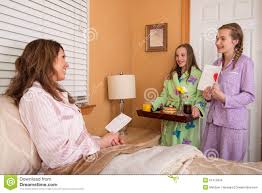 Mother S Day Breakfast in Bed Stock Photo - Image of early, parenthood:  51472834