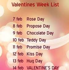 What is the history of valentine's day? February 7th 14th For Week Day Started Valentines Day Love Quotes Chocolate Day Images Valentine Week List