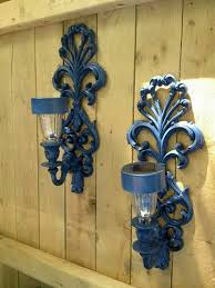This Could Be A Winner On Each Tree Down The Driveway Original Pin Use Candle Sconces And Solar Lights On Solarleuchten Garten Hof Kunst Licht Im Garten
