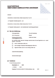 Kaufvertrag anhänger pdf quraish game. Kaufvertrag Uber Einen Gebrauchten Anhanger De Vertrag Download