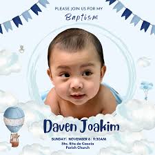 Daven Joakim's Baptismal