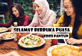 Pantun lucu bulan puasa bikin kamu bersemangat berpuasa berpuasa merupakan kewajiban yang harus dilakukan oleh setiap muslim. Kumpulan Pantun Buka Puasa Lucu Terbaru Yang Bikin Ketawa Talitashare Com