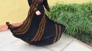 Simple abaya designs 2017 and 2018 top pakistan pinterest. Aashee S Pearl Brown Stripes Umbrella Abaya Youtube