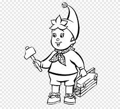 Free printable hulk coloring page for kids that you can print out and color. Noddy Big Ears Cartoon Drawing Coloring Book A Little Boy With A Hammer Television White Png Pngegg