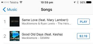 Macklemores Same Love Climbs To Itunes Number One Daily