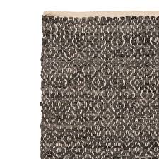 kamma matte 80x250cm baumwolle leder broste copenhagen broste copenhagen teppich baumwolle leder