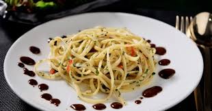Garlic And Anchovy Pasta Black Garlic And Balsamic Drizzle Delectabilia Recipe Anchovy Pasta Flavored Olive Oil Balsamic