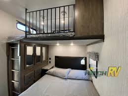 Modern kids youth double bunk bed storage sliding drawer mattresses boy girl. Forest River Sandpiper C Class Fifth Wheel Review 3 Ways To Getaway Hitch Rv Blog