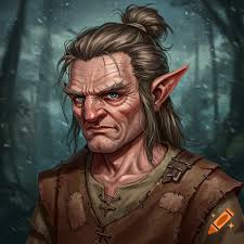 Ginger bard with dual scimitars laughing