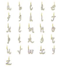 Alphabet diamonds is an intricate new collection from new york. Alphabet U Diamond Pendant Charm In 18ct Gold Vermeil On Sterling Silver And Diamond Jewellery By Monica Vinader