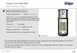 Independent measurement of one up to five gases. Drager X Am 5000 X Am 5600 Video Basic Training Online Presentation