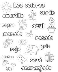 Spanish Colors Spanish Colors Spanish Worksheets Spanish Kids