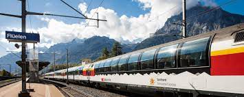 Réservation de place à bord du gotthard panorama express de flüelen à lugano. Gotthard Panorama Express Klassik Switzerland Travel Centre