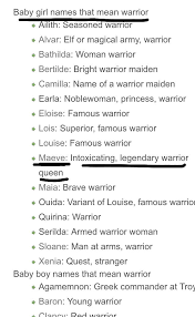 There's also her sister, sansa, and another powerful female from the series, daenerys. Fantasy Warrior Princess Names Novocom Top