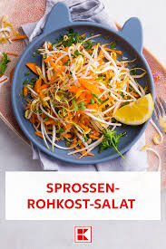 Sprossen Rohkost Salat Rezept Rezepte Rohkost Rohkostsalat