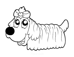 When the online coloring page has loaded, select a color and start clicking on the picture to color it in. 95 Dog Coloring Pages For Kids Adults Free Printables