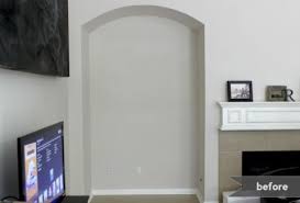 #hashtagdecor latest creative wall shelf design ideas and modern wooden diy floating wall shelves designs for living room wall decorating ideas 2021wooden. Tv Nook Makeover Alcove Before And After