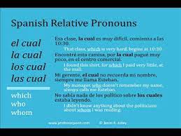 Unlike traditional reference grammars, each topic is explained using authentic video examples. Relative Pronouns In Spanish Using Que Quien Quienes Etc In Relative Clauses Youtube