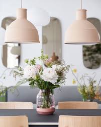 Vase For Flower Decorations From Muuto Representing The Interplay Of Light And Heavy The Elevated Vase I Unfold Pendant Light Pendant Lamp Pendant Lamp Shade