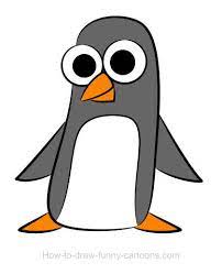 Penguin Drawings Sketching Vector Penguin Drawing Easy Cartoon Drawings Simple Cartoon