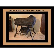 Shop with afterpay on eligible items. Baby Crib Stand And Utility Basket Rattan Home Craft