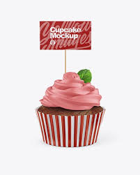 Cupcake Mockup In Object Mockups On Yellow Images Object Mockups Free Psd Mockups Templates Mockup Free Psd Mockup Psd