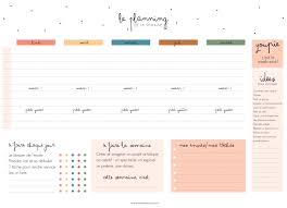 Enfants A La Maison Planning De La Semaine A Imprimer En 2020 Planning A Imprimer Semaine