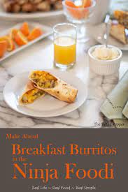 Air Fryer Breakfast Burritos Recipe Breakfast Burritos Stuffed Peppers Make Ahead Breakfast Burritos