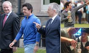 Rory Mcilroy S Claret Jug Needed A Clean After Partying Rory Mcilroy Golf Lessons Rory