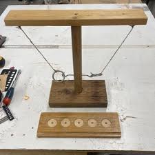 Portable hook and ring game diy. Diy Tabletop Tiki Toss Game W Shot Ladder 6 Steps With Pictures Instructables