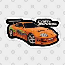 At the auction, paul walker's toyota supra sold for a staggering $550,000, setting a new auction record. Paul Walker Supra 2j Fast Fast And Furious Aufkleber Teepublic De