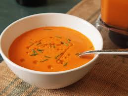 I would recommend only blending 1/3 to 1/2 of the soup, leaving some chuncks gives it a nice consistancy. 15 Minute Creamy Tomato Soup Vegan Recipe