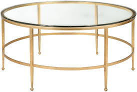 Safavieh Couture Glass Top Round Coffee Table Safavieh Round Gold Coffee Table Coffee Table Metal Coffee Table