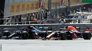 Red bull suggested there was a 'bit of gamesmanship' from mercedes after the session. Lewis Hamilton Max Verstappen Collision Red Bull S Penalty Request Rejected Bbc Sport