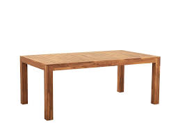 Table de jardin avec rallonges en bois d'acacia huilé pour max. Certified Acacia Wood Dining Table 190 X 105 Cm Sanomo