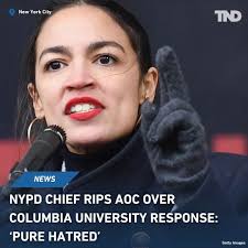 New York Police Department (NYPD) Chief of Patrol John Chell rebuked Rep.  Alexandria Ocasio-Cortez, D-N.Y., Thursday for implying the officers who  responded to protests at Columbia University were “some of the most