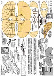 otto lilienthal hang glider paper airplane models paper models paper aircraft