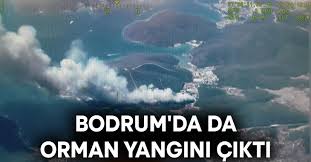 Marmaris yangınının ardından bodrum'da da orman yangını başladı. 2r9jtm8m1xscrm