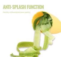 Gloway Kitchen Gadget Creative Vertical Inside Handheld Anti-Splash Zucchini Vegetable Peeler Scraper With Pericarp Space Saving