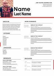 Use over 20 unique designs! Example Of A Good Cv Download Word Template Free Cvs