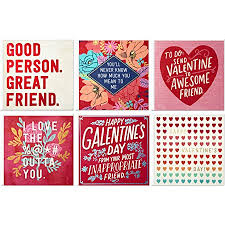 Then you'll glue the sunglasses onto a paper heart. Amazon Com Hallmark Valentine S Day Card Happy Galentine S Day 359vfe2147 Everything Else