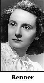 EILEEN BENNER Obituary (1929